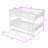 Full Over Full Wood Bunk Bed With Twin Trundle, Ladder And Guardrails-398305661
