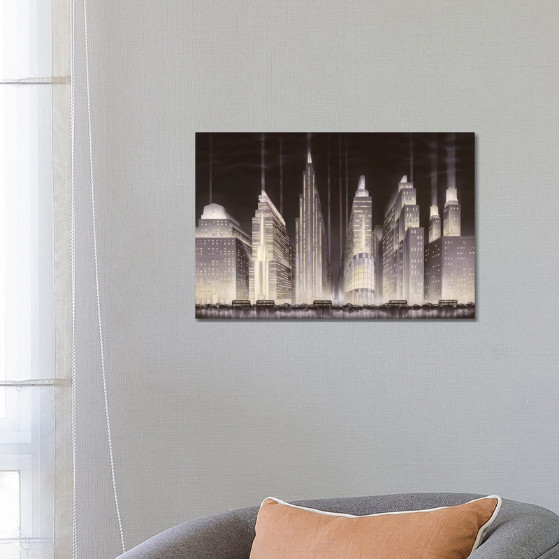 Boulevard by Robert Hoppe - Wrapped Canvas Gallery-Wrapped Canvas Giclée, 66.04 cm H x 45.72 cm W x 1.91 cm D