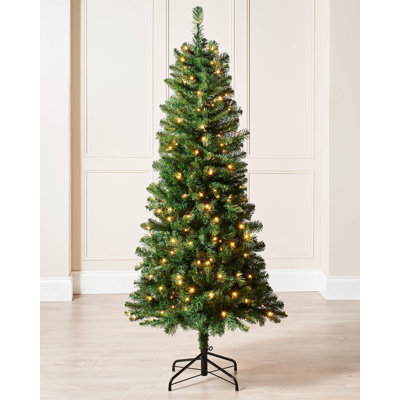 6' H Lighted Artificial Christmas Tree