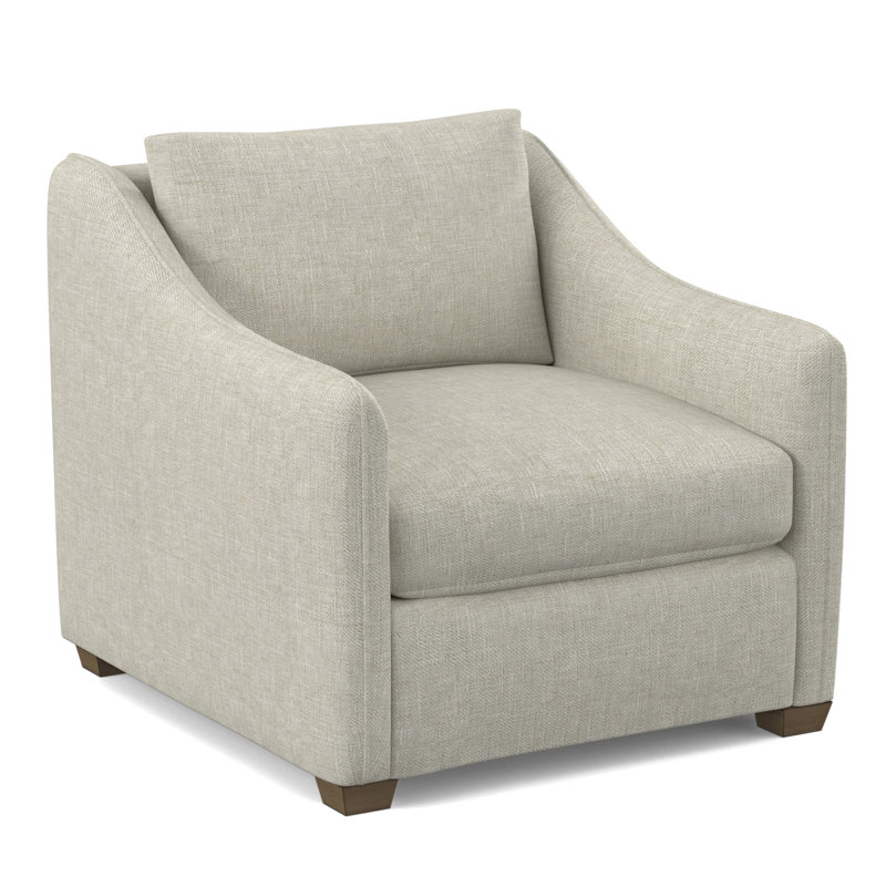 Armchair, Salvador Butter, Weathered Gray