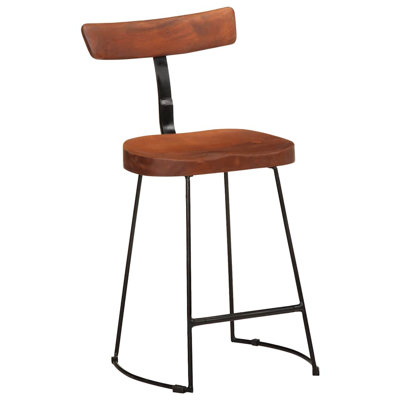 Brahn Solid Wood Bar Stool