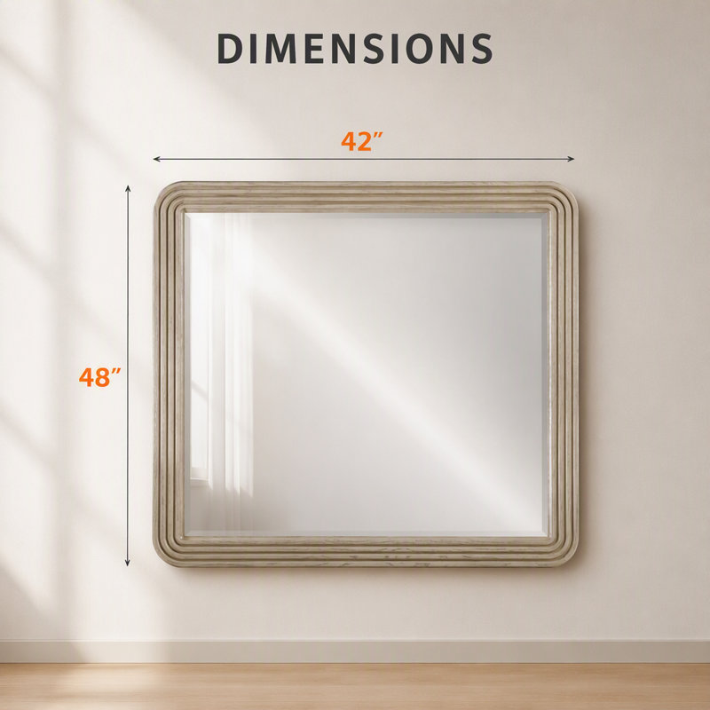 Miroir en chêne clair
