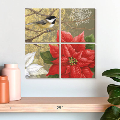 Harnek Winter Birds Chickadee I
