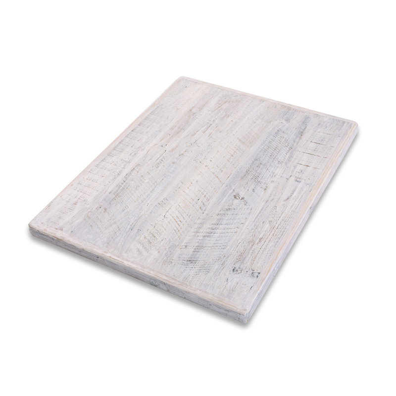 Solid + Manufactured Wood Rectangular Beveled Edge Table Top, 1.5" H x 30" L x 24" W