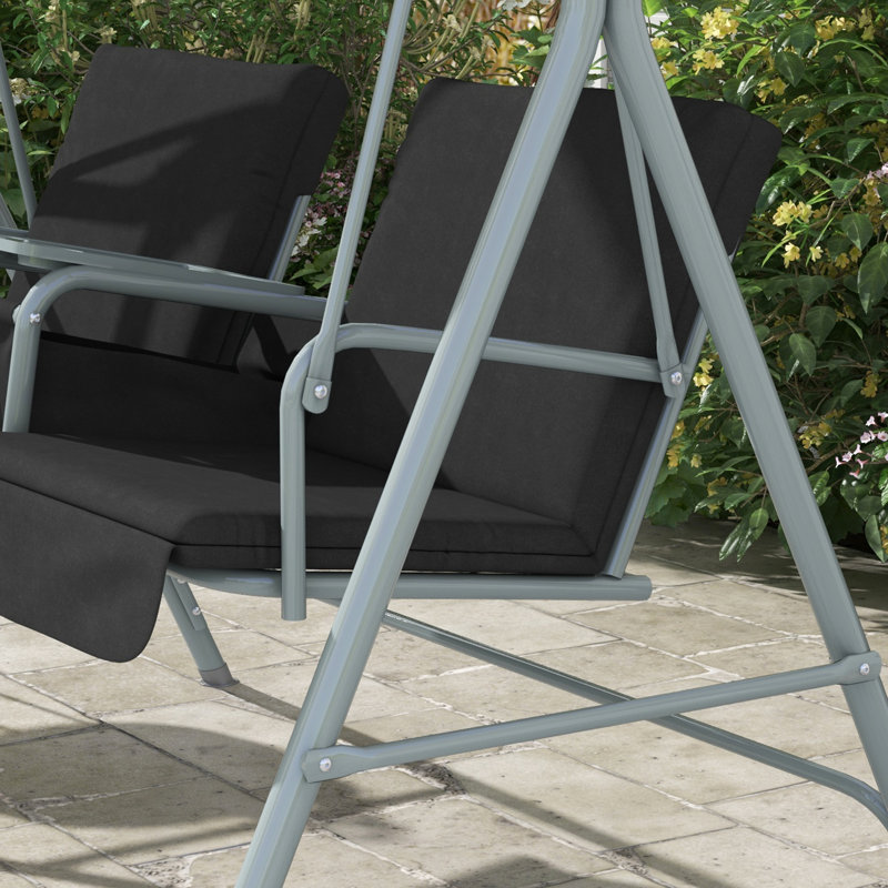 Effingham 2 Person Porch Swing with Canopy