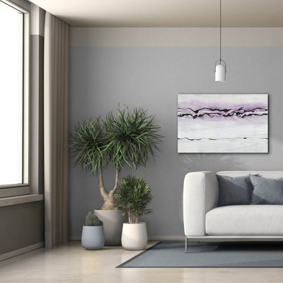 Epic Graffiti 'Textured Midnight Plum' by Chris Paschke Canvas Wall Art