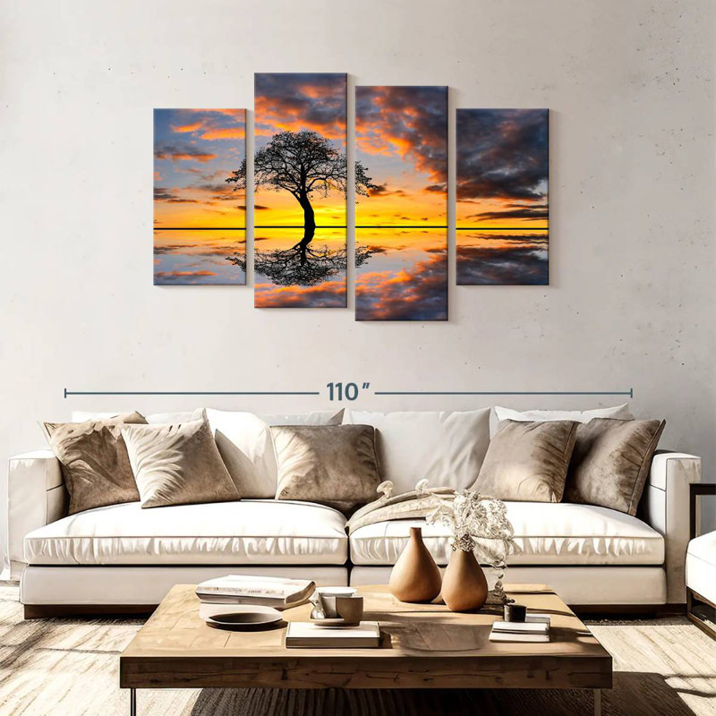 Arney Lakeside Tree Sunset
