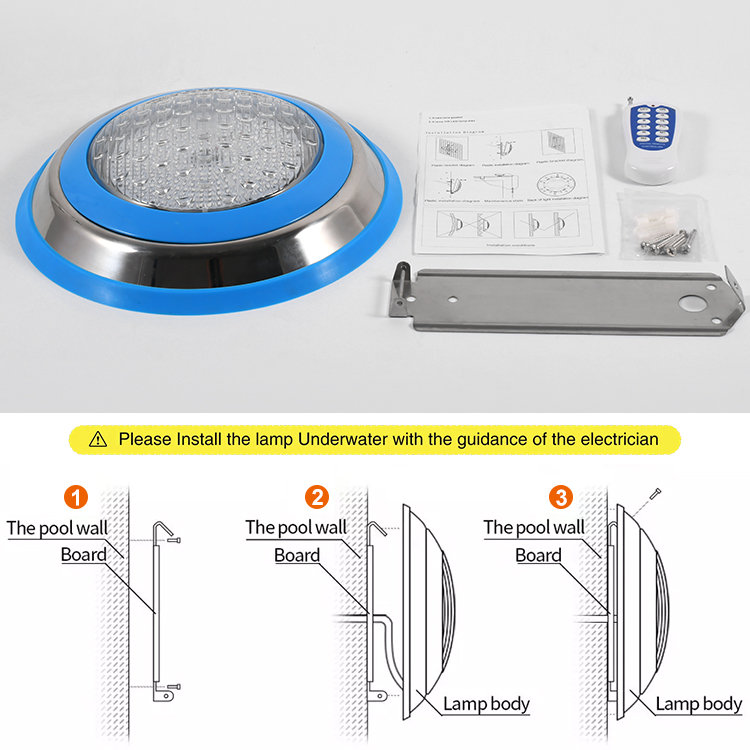Lumières flottantes imperméables pour piscine RVB, H 2 po x l 9 po x P 9 po