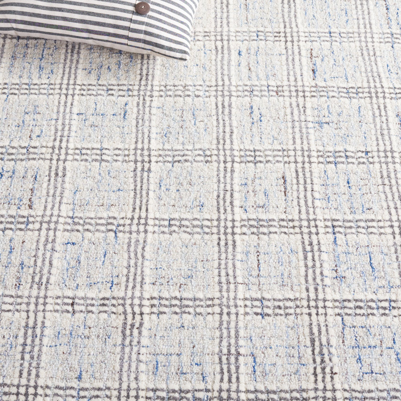 Tapis en laine touffeté à la main Stepanian, Rectangle de 5 pi x 8 pi