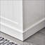 Coat Rack 3-in-1 Entryway Hall Tree with Storage Bench, Shoe Storage &amp; 4 Hooks | Cream White | MDF-1572004330