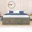 Lit plateforme 6 tiroirs en bois avec pieds centraux-567239773-567239774