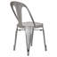 Canina 45cm H Metal Slat Back Stacking Side Chair-246362204