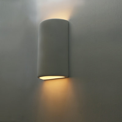 Emily Ceramic Flush Mounted Sconce