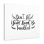 Don't Let Your Heart Be Troubled 1 Piece Wrapped Canvas Wall Art-394928185