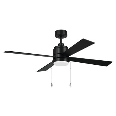 Craftmade McCoy 52" 4-Blade Indoor Ceiling Fan with Pull Chains and Integrated LED Light Kit