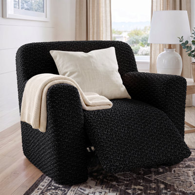 Snug Fit Slipcover For Recliner - Durable Protective  Pet-Friendly - Embrace Collection