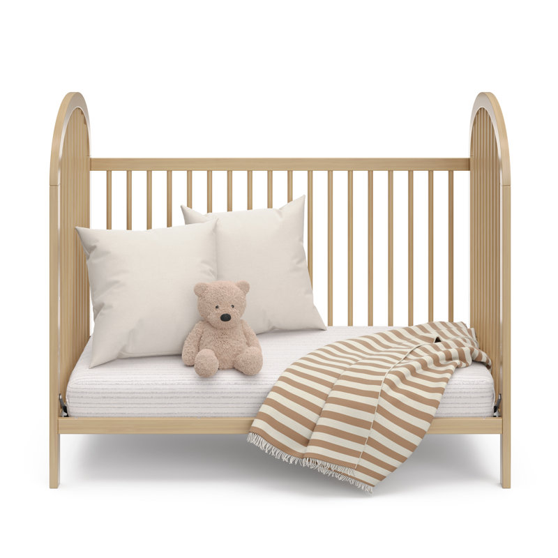 Lit de bébé convertible 3-en-1 Olivia, Bois flotté, Non
