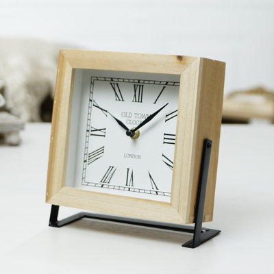 Analog Solid Wood Quartz movement / Crystal Clock