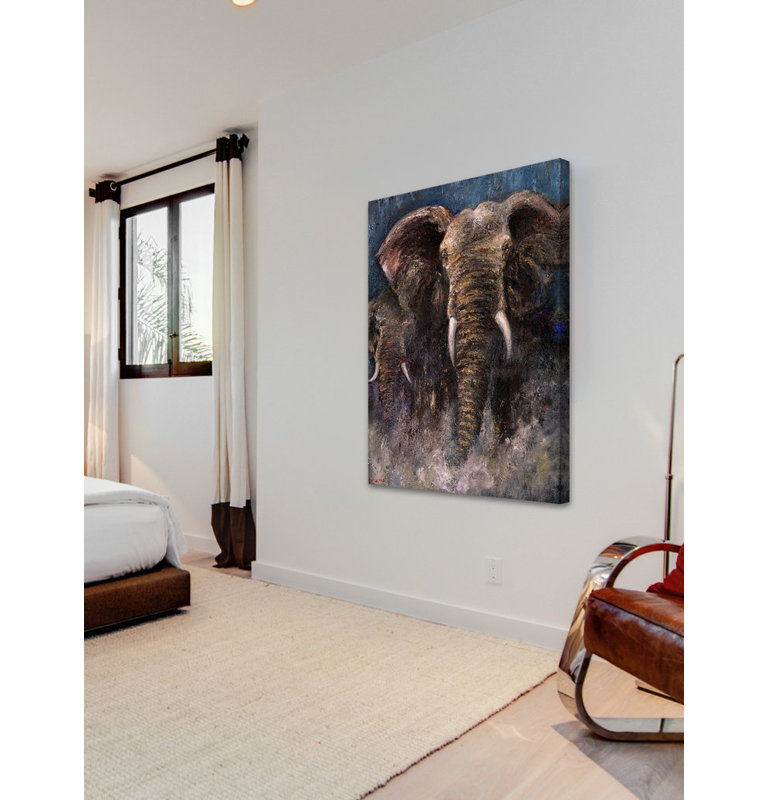 Bergerac - Wrapped Canvas Painting, 76cm H x 51cm W x 3.81cm D