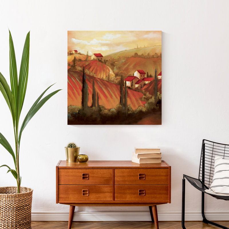 Tuscan Valley - peinture sur toile tendue