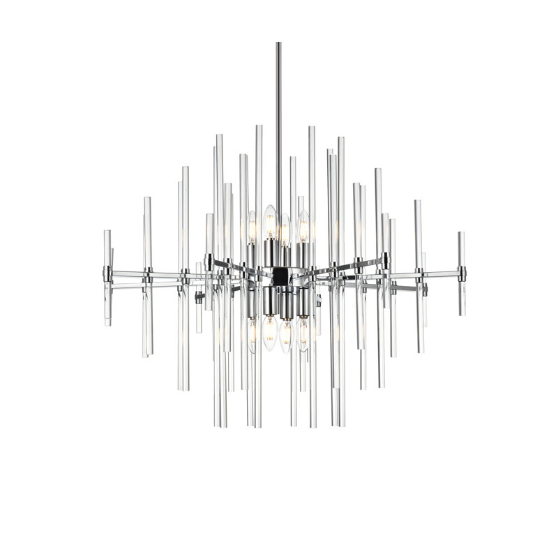 Francene 8 - Light Unique/Statement Pendant, Chrome