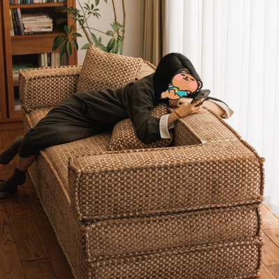 Foldable Modular Dual-use Couch
