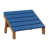 Pacific Blue Top/Antique Mahogany Base