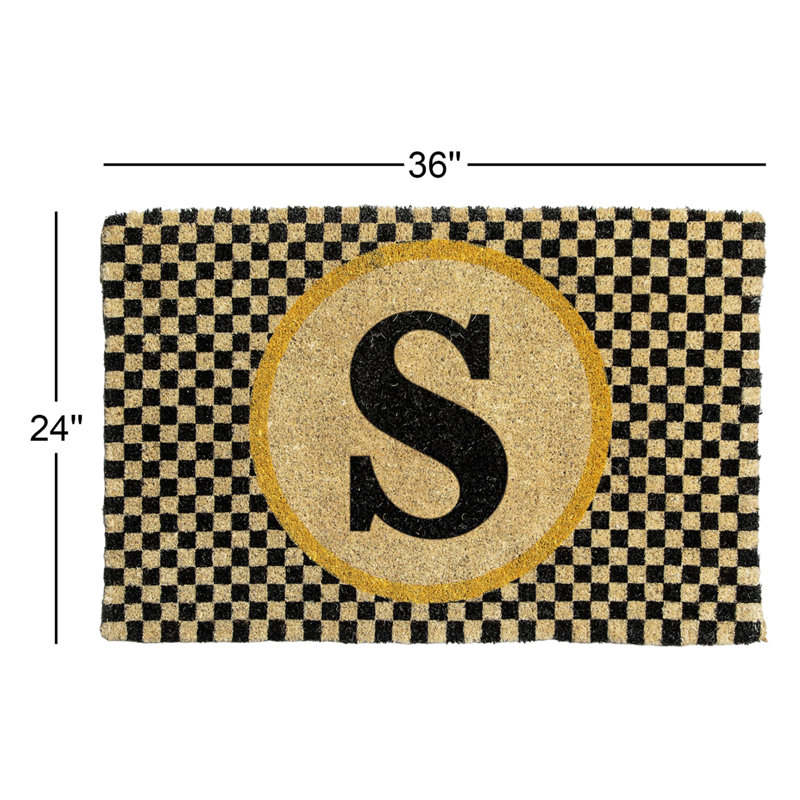 Monogrammed Entrance Mat, K