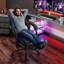 Massage Gaming Chair With RGB LED & Footrest-1363017832