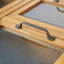 Armoire de rangement moderne avec 8 portes, vitrine