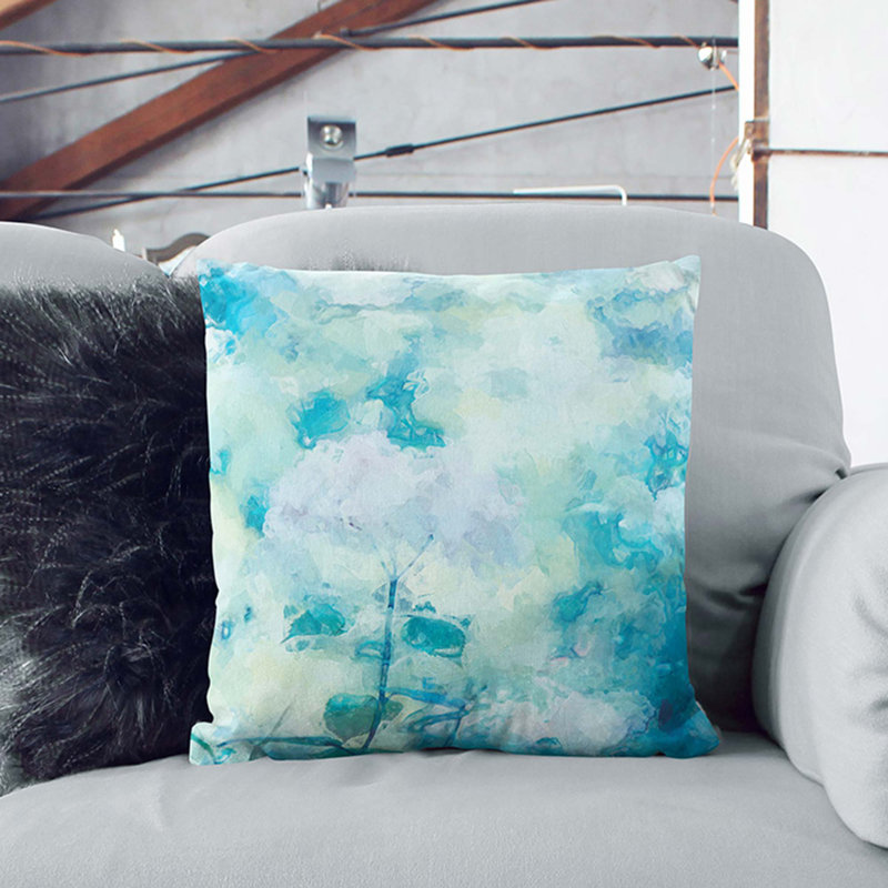 Abstract Square Throw Cushion, 55cm H x 55cm W x 20cm D