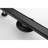 28 Inches Linear Shower Drain With Removable Cover, 304 Stainless Shower Drain  Included Hair Strainer And Leveling Feet, Flange