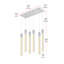 Luminaire suspendu pour îlot de cuisine 6 lumières Aliha-1756420760
