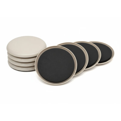 Furniture Sliders - 8 Pack, 3 1/2" Reusable Furniture Sliders for Carpet, Heavy-Duty Furniture Gliders Movers for Hardwood Floors,