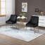 Chaise d'appoint en velours 21,25 po Khivi-834830317