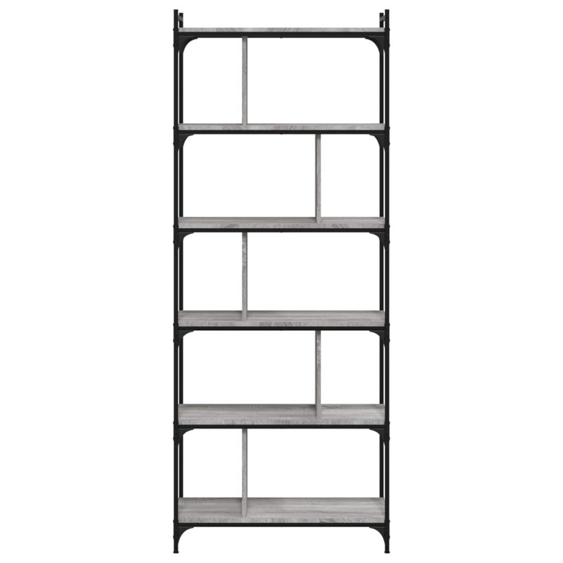 Enriko 192cm H Standard Bookcase, Grey Sonoma