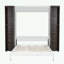 Grand lit escamotable mural avec portes de rangement-240671565