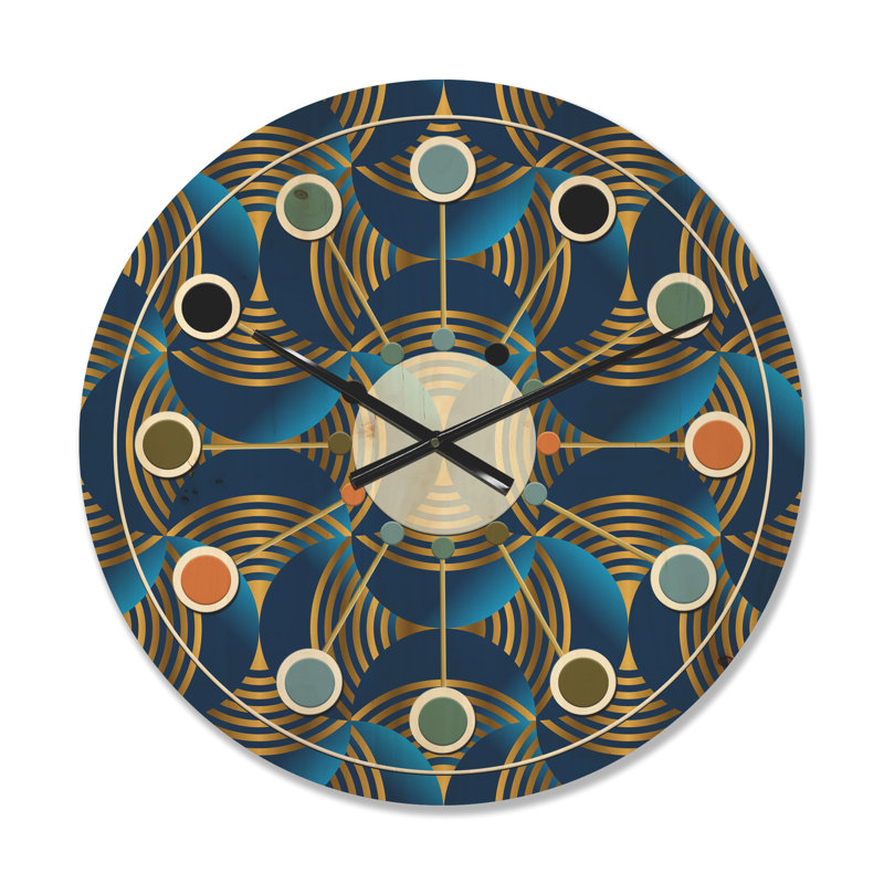 Horloge murale géométrique, Moyen