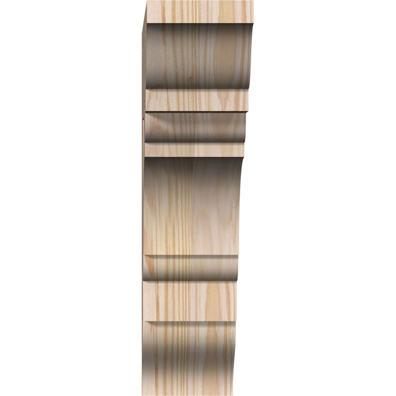 Support olympique traditionnel, Douglas (lisse), H 14 po x l 3,5 po x P 14 po