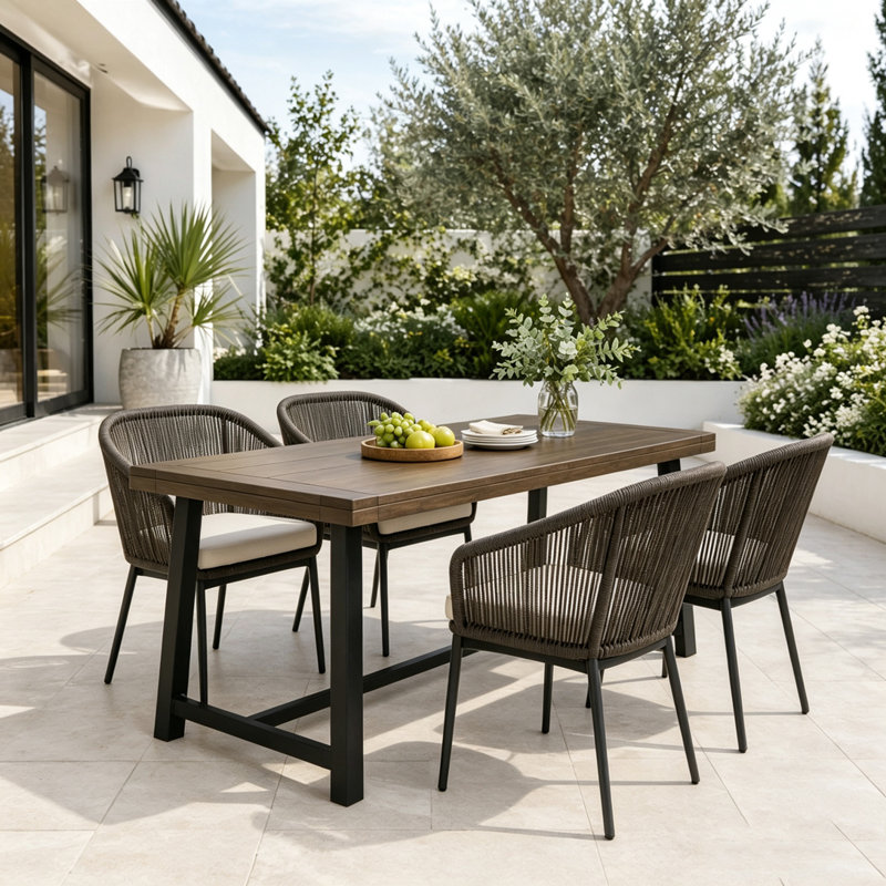Outdoor  Wood Dining Table