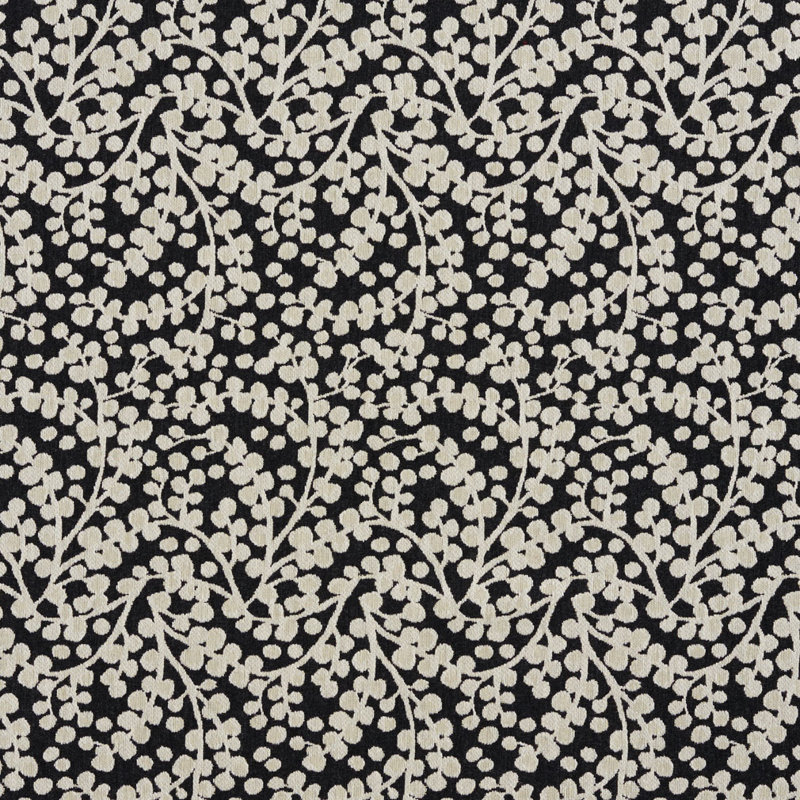 Tissu vines, Noir