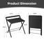 Petit bureau pliant avec tablette, table d'ordinateur compacte à 2 niveaux, espace de travail portatif pour bureau à domicile