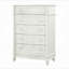 Commode 5 tiroirs Ivoire