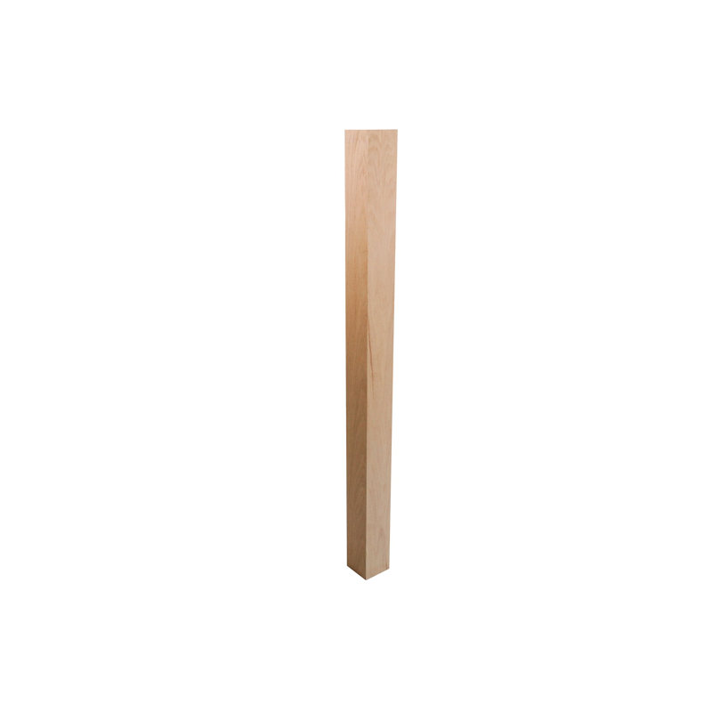 Poteau à poteaux 48 po en chêne rouge uni (SP4009-RO-UNF)