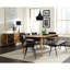 Bench With Firm Foam Cushion, Black Metal Legs For Support Cushion Bench, Components, Enhances Functionality