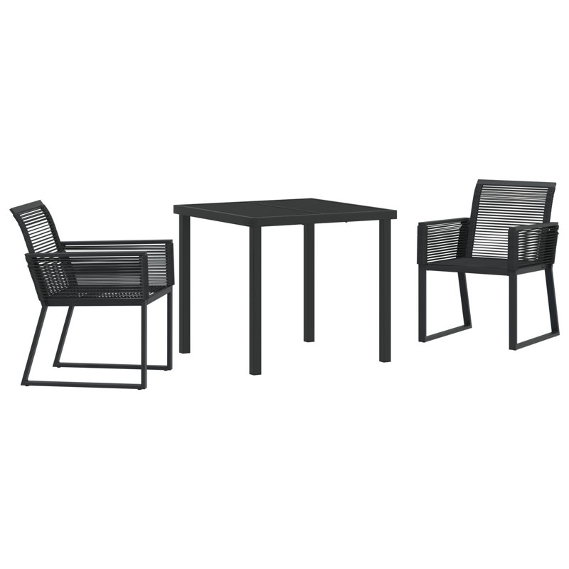 Square 3 - Piece 2 - Person 73Cm L Outdoor Table Set