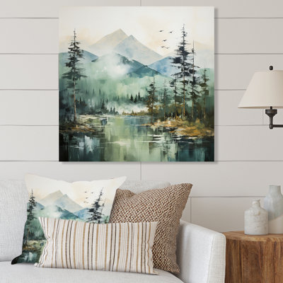 «Bold Landscape Canada Emerald Wilderness I», reproduction de paysages sur métal