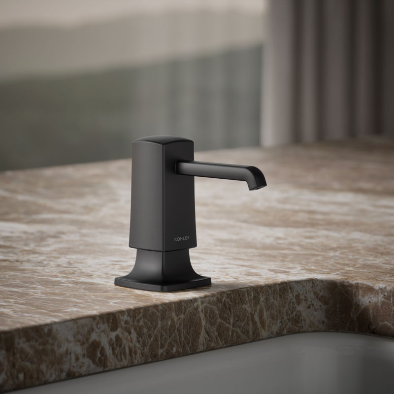 Graze Soap/Lotion Dispenser, Matte Black