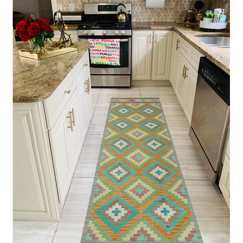 Bobbee Wool Geometric Indoor Rug