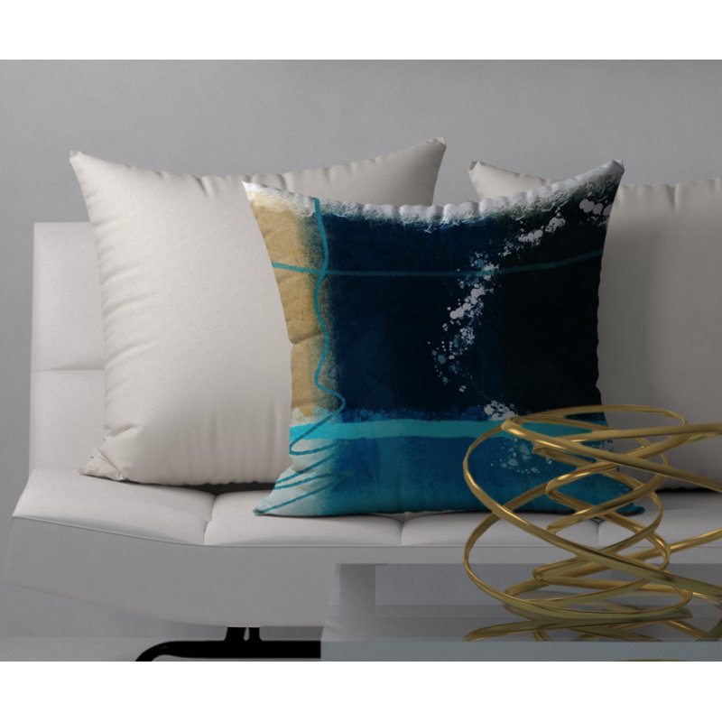 Coussin décoratif carrée de sping fair, 18 po x 18 po